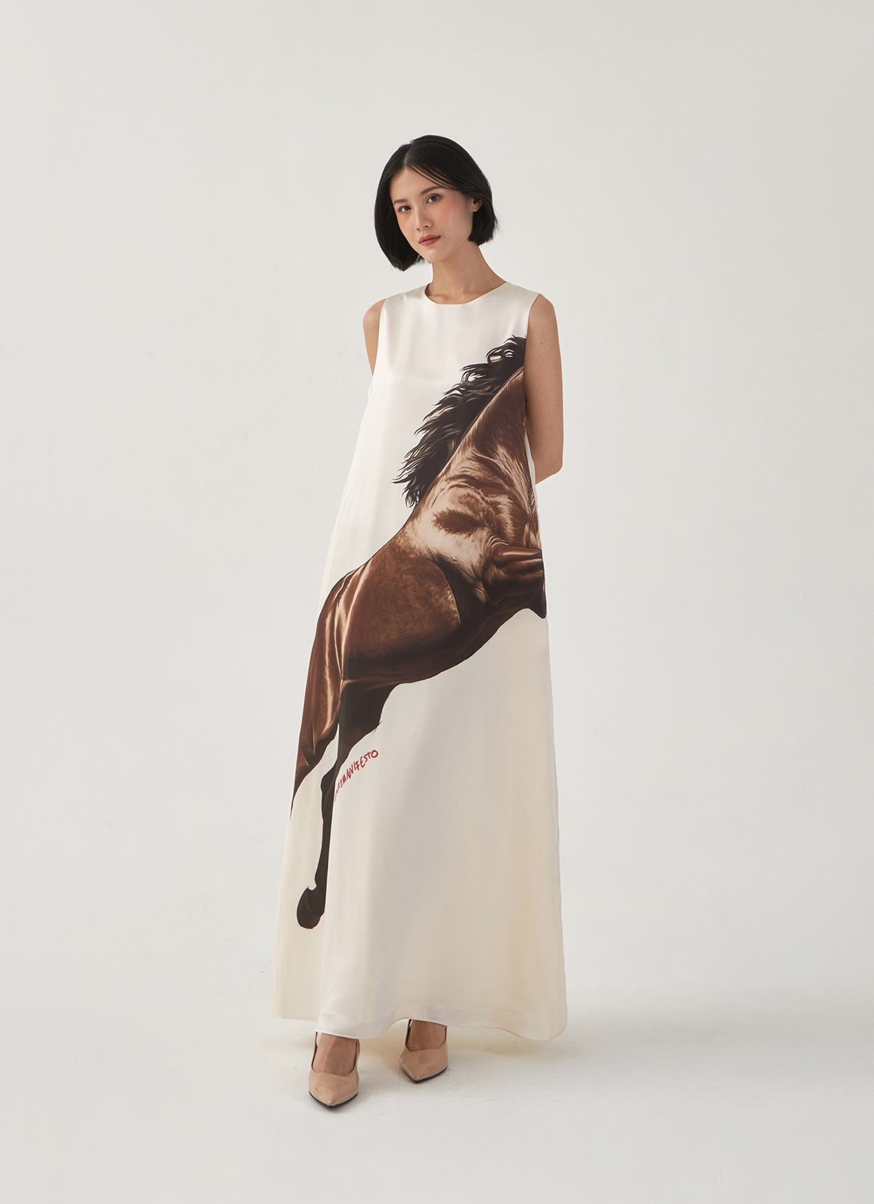 Horse Long Dress in Prints (PO for 5 days)