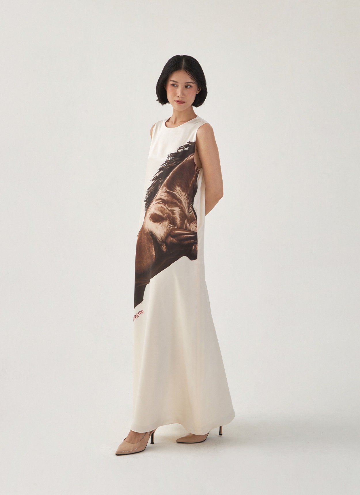 Horse Long Dress in Prints (PO for 5 days)
