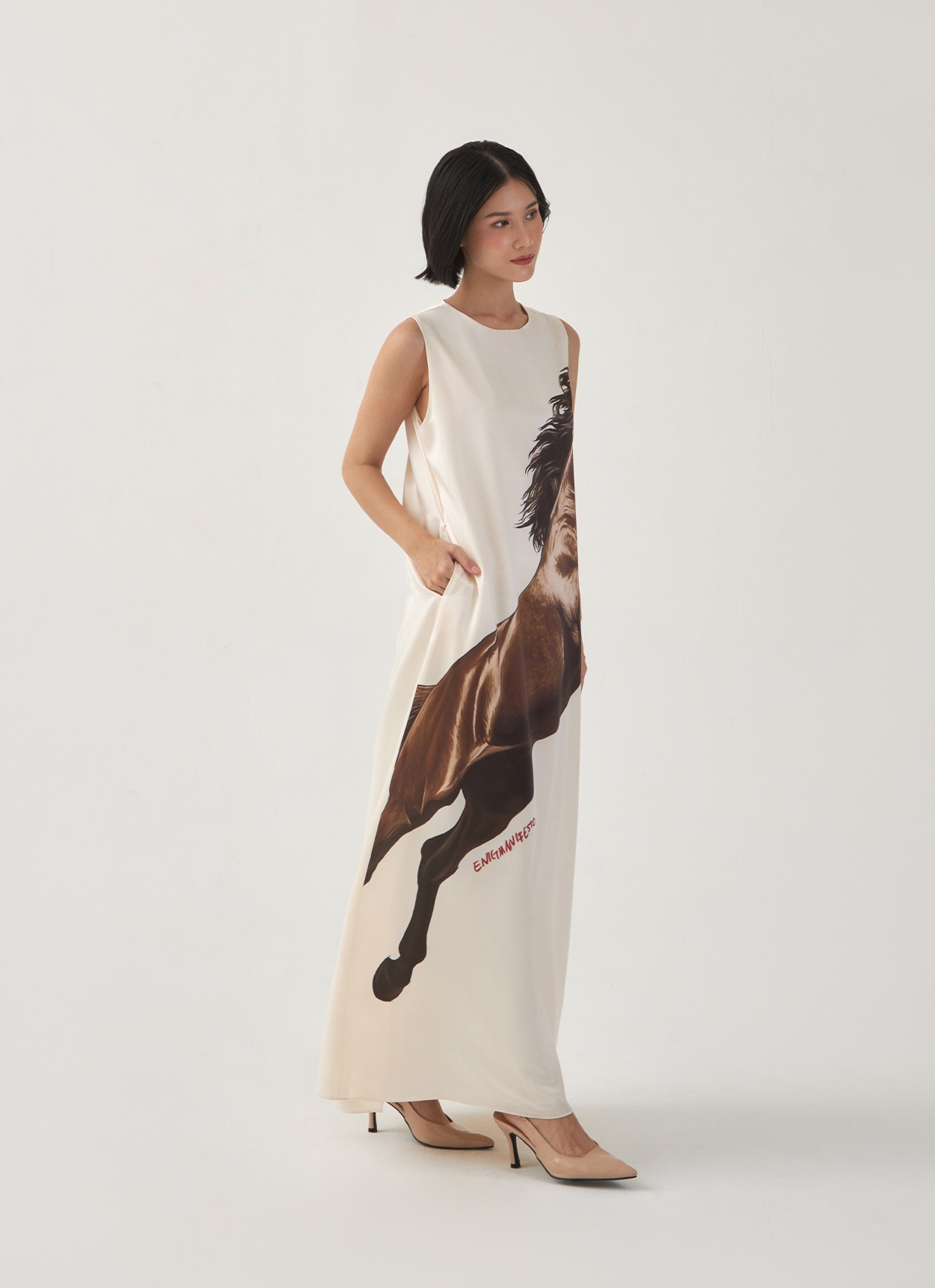 Horse Long Dress in Prints (PO for 5 days)