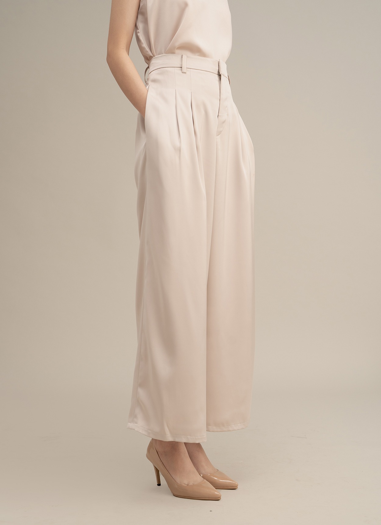 Elena Sateen Pants