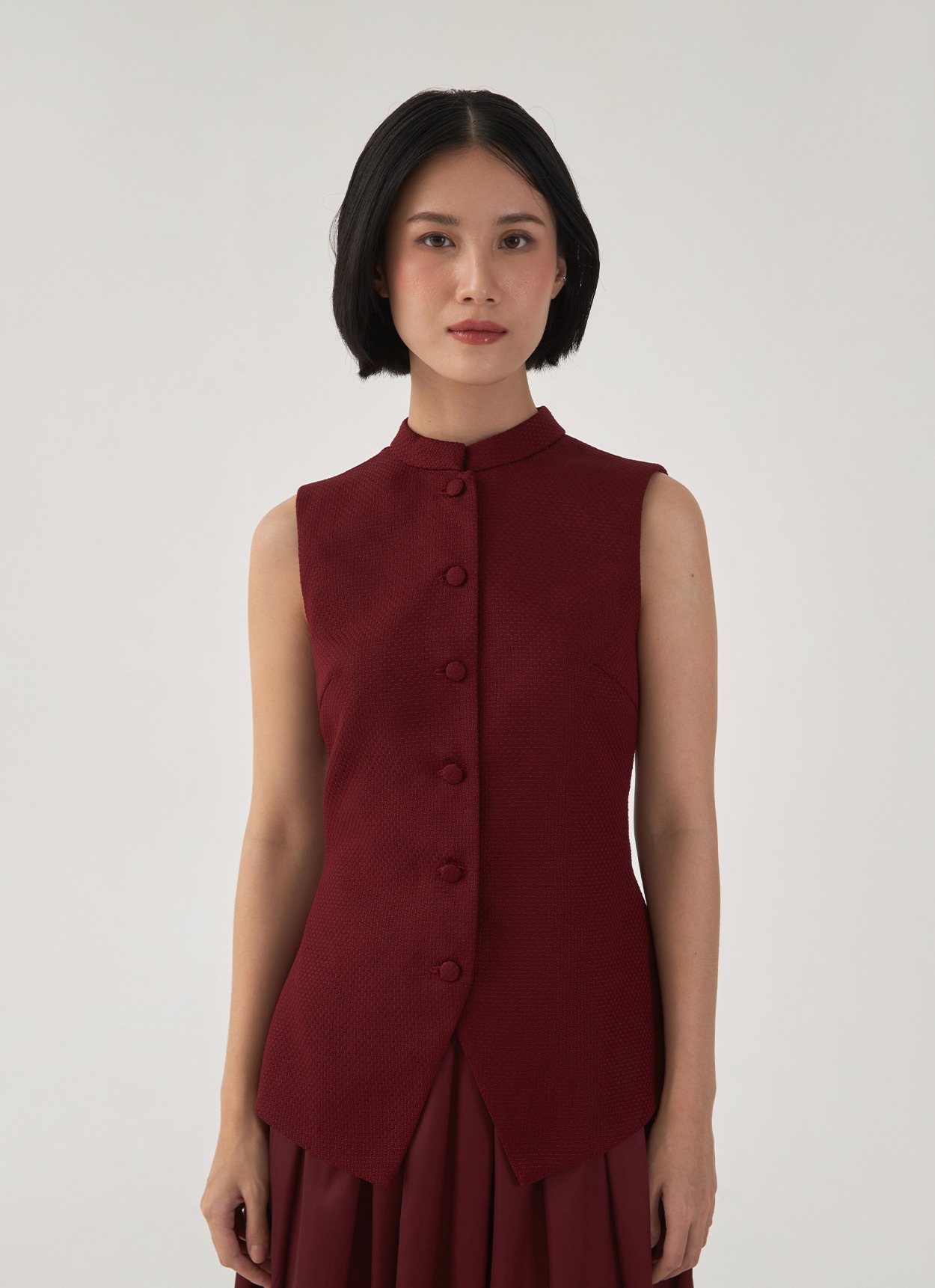 Rouge Vest in Maroon