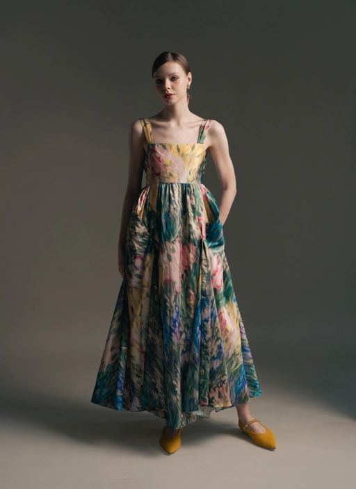 Naia Dress in Print (PO Ships week 2 of Oct)