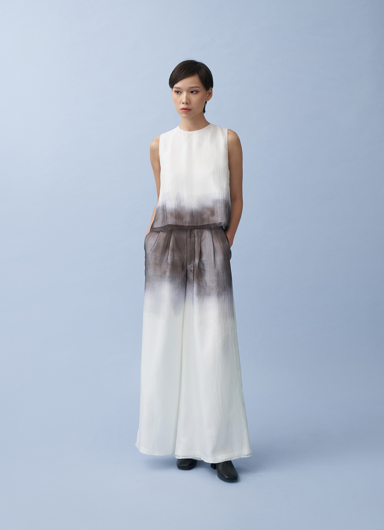 Ombre Gradient Sleeveless Top