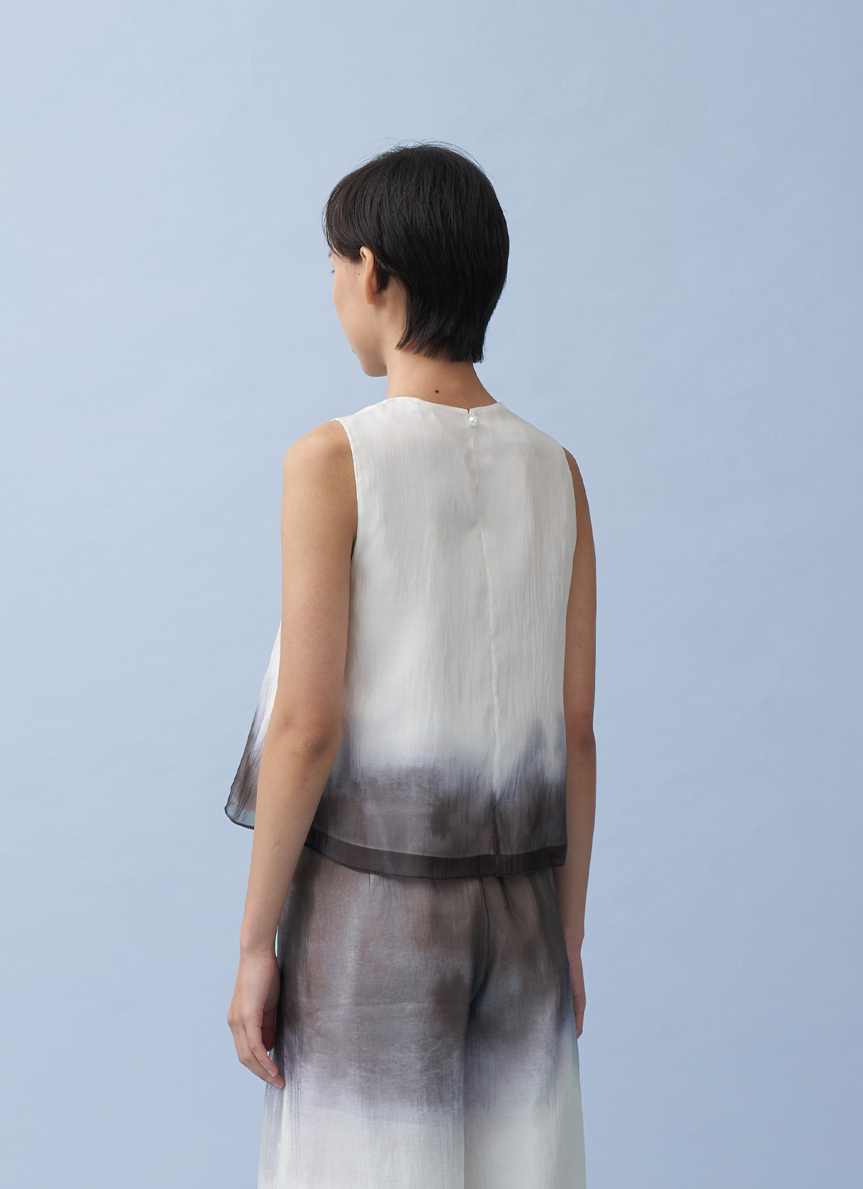 Ombre Gradient Sleeveless Top