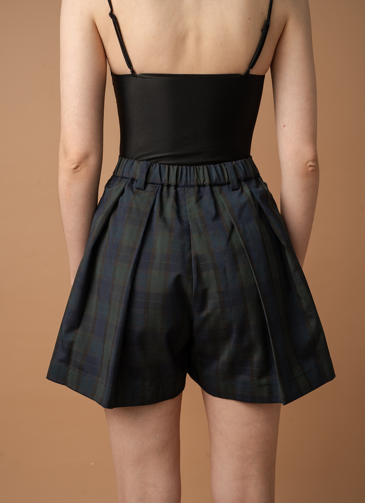 Penelope Skort in Scottish Plaid