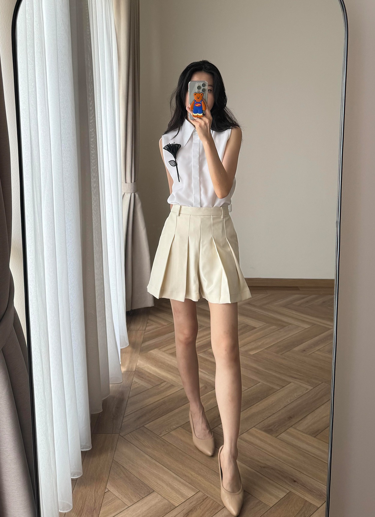 Penelope Skort in Vanilla