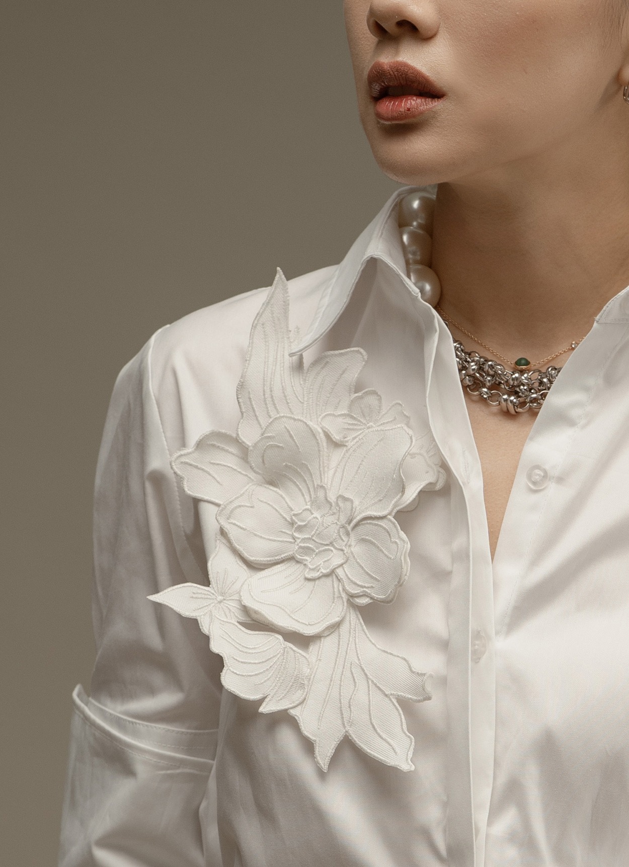 Peony Brooch