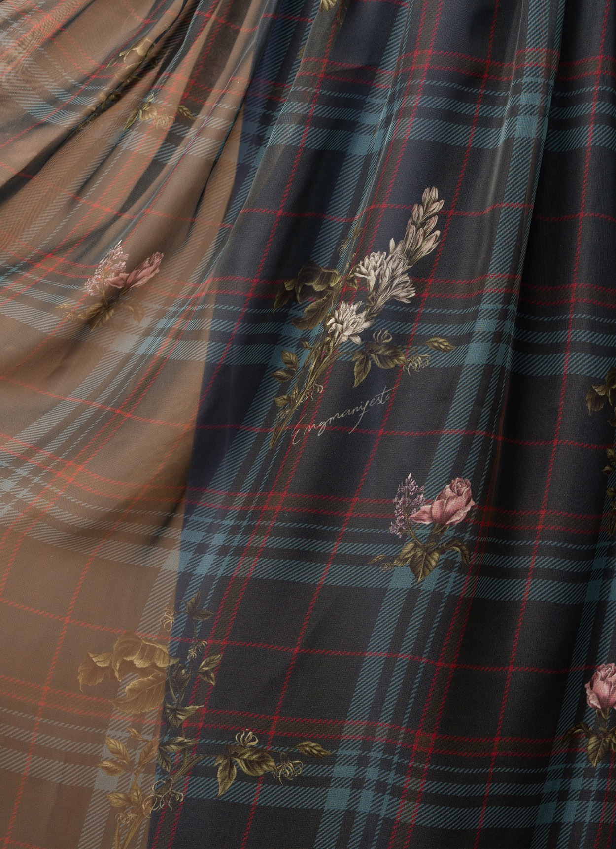 Plaid Botanica Sheer Set