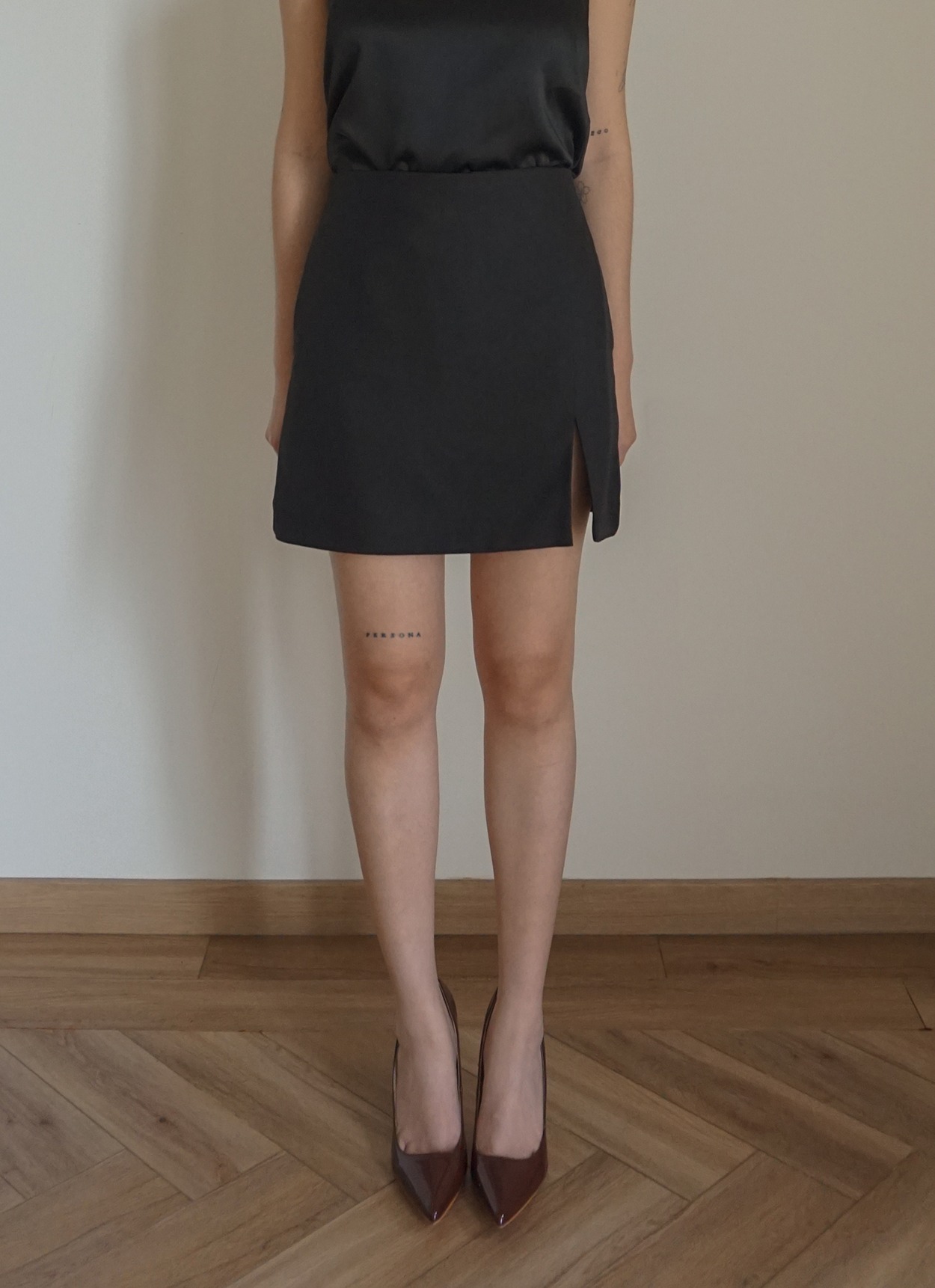 Nera Skort in Black