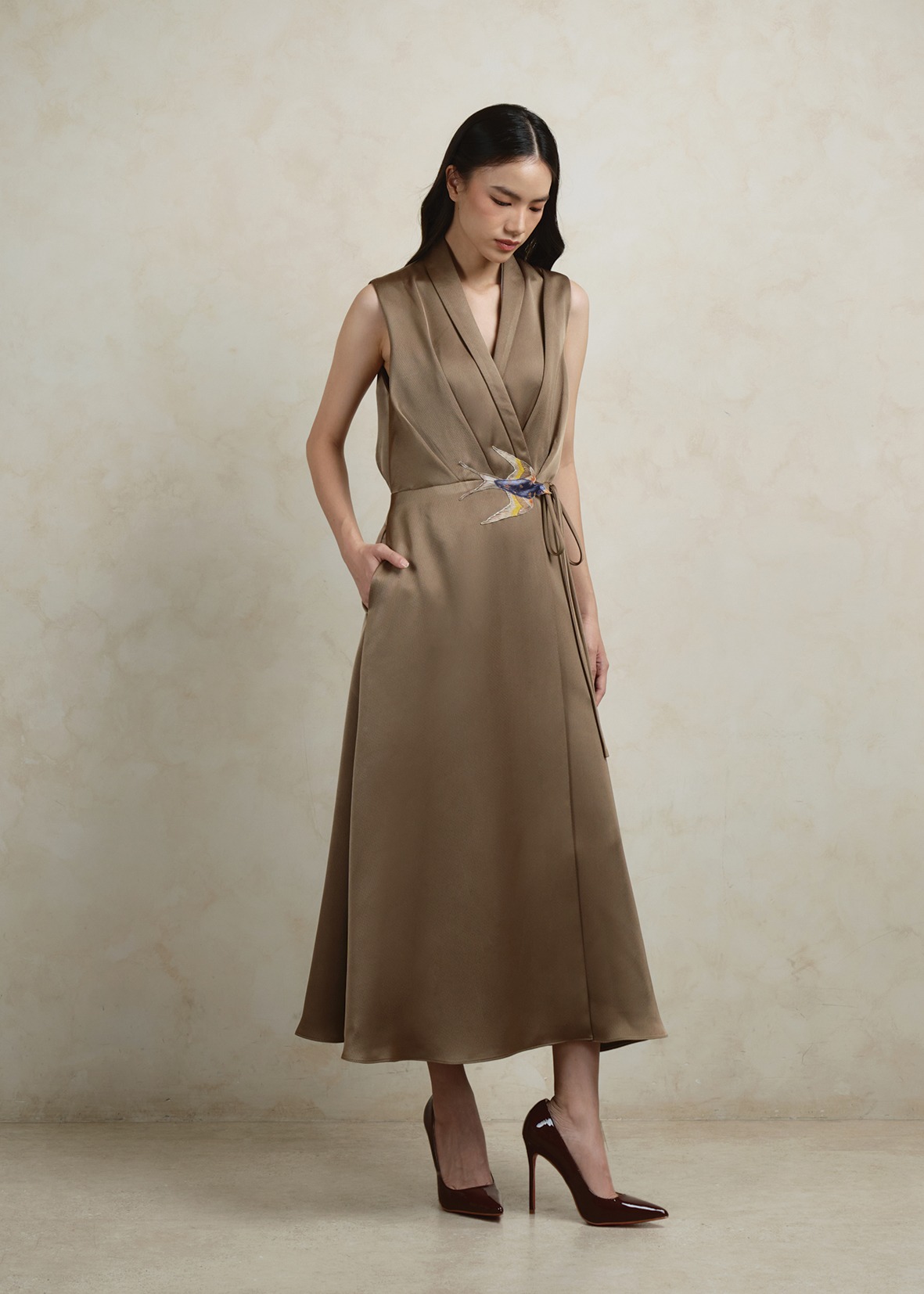 Yan Wrap Dress