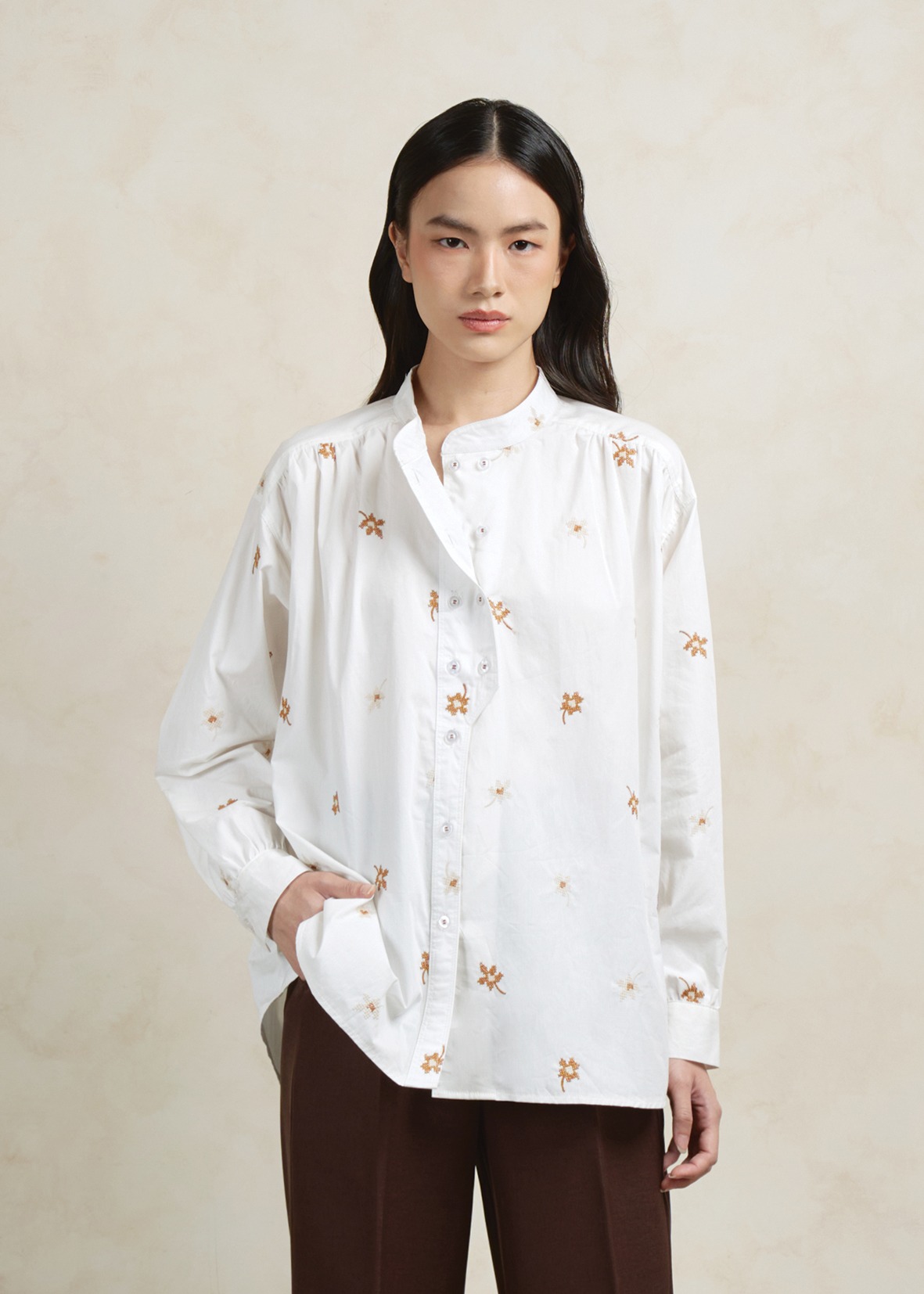 Yuri Embroidered Shirt