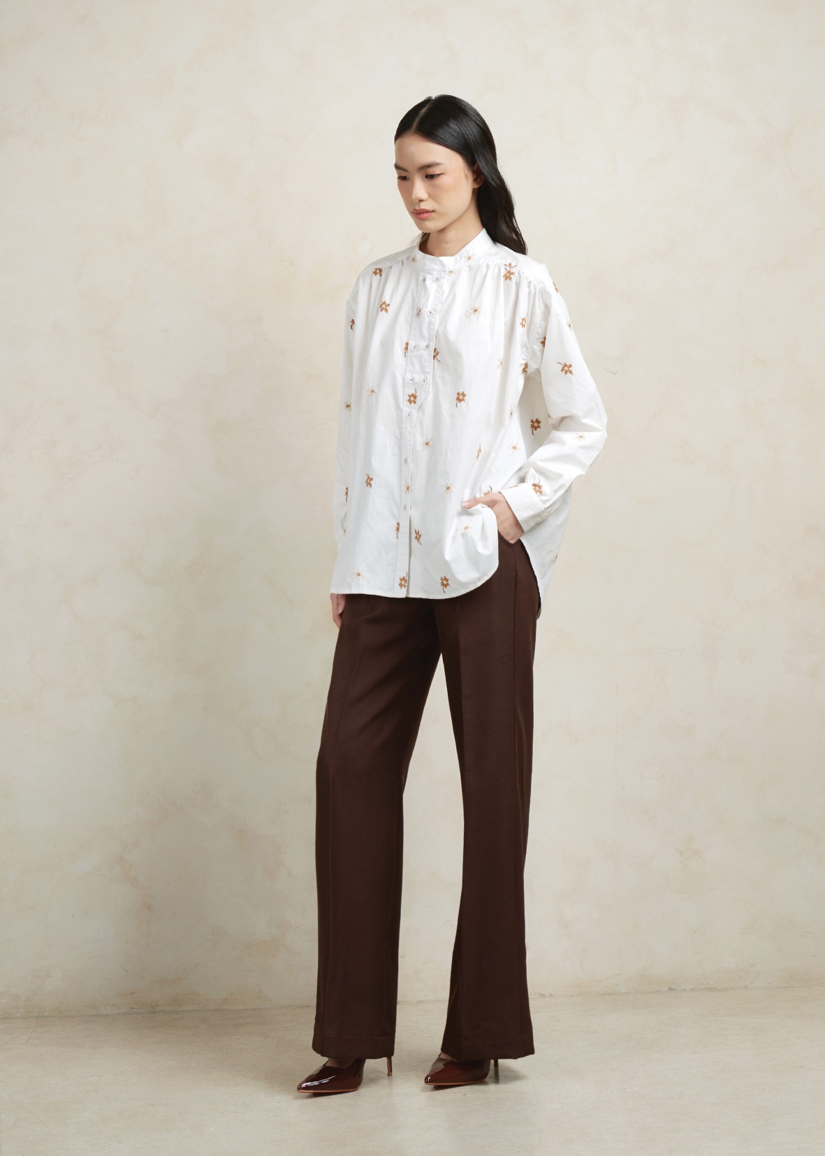Yuri Embroidered Shirt