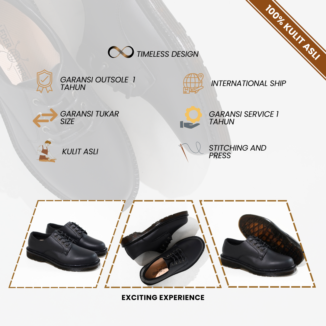 Leder Derby 2 - Sepatu Pria Derby Formal - Lederweren