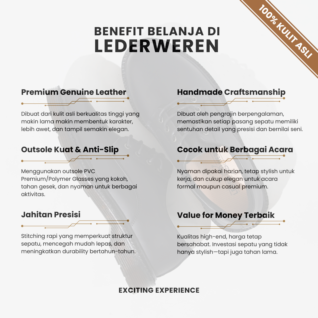 Leder Derby 2 - Sepatu Pria Derby Formal - Lederweren