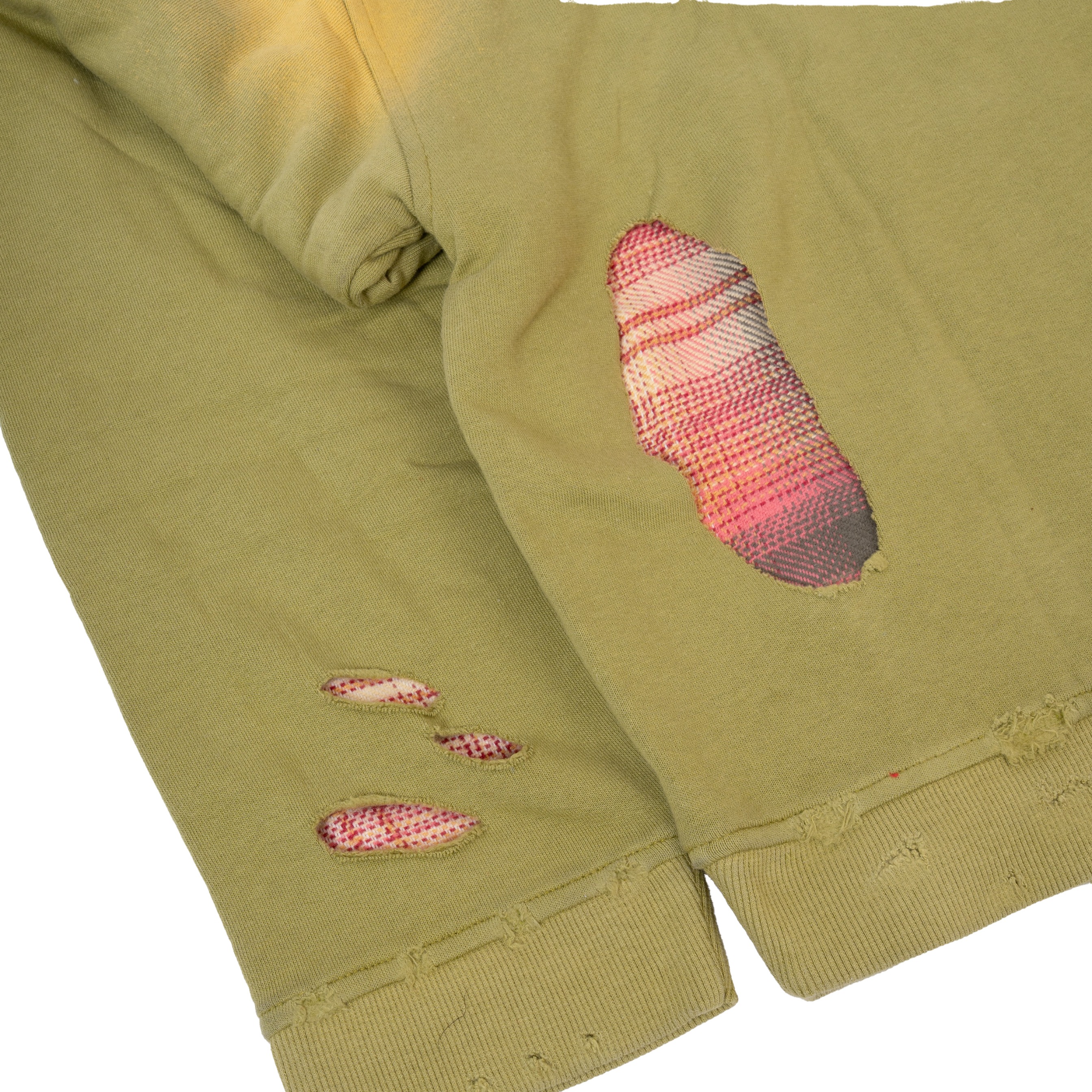 Mercie Studio - Boxy Hoodie Distressed Green