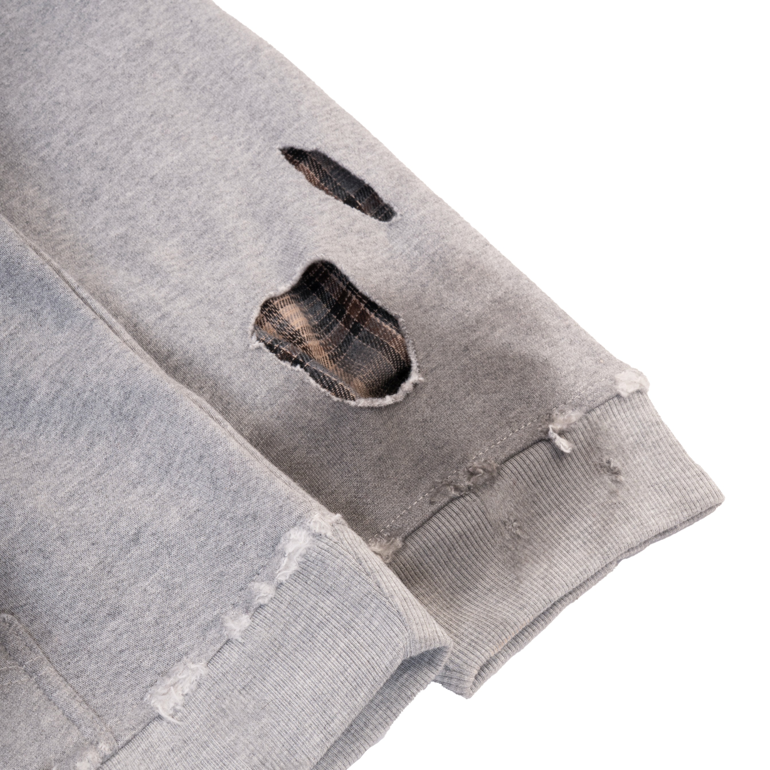Mercie Studio - Boxy Hoodie Distressed Misty