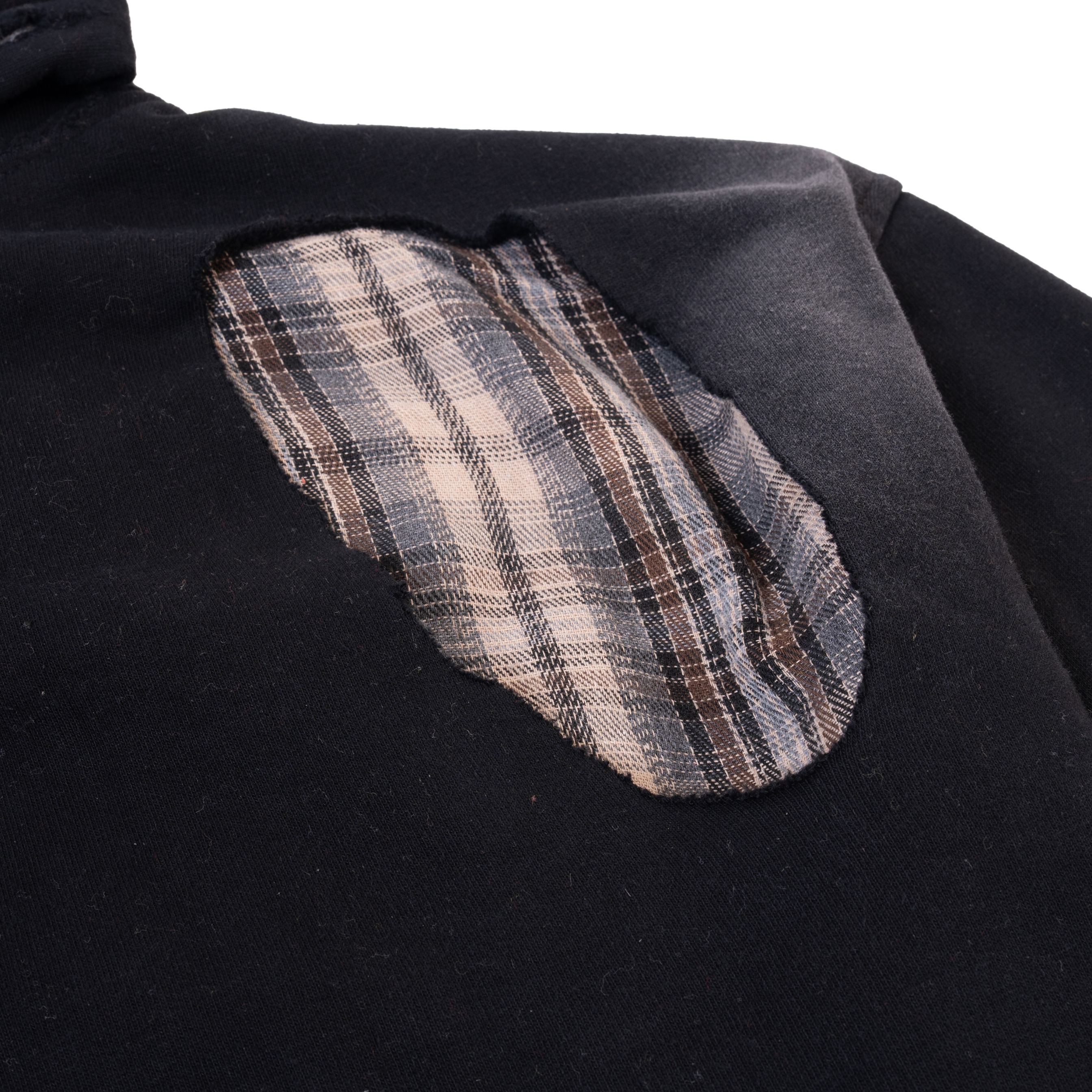 Mercie Studio - Boxy Hoodie Distressed Black
