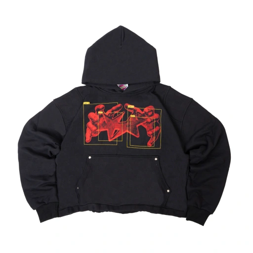 Image of Mercie Studio - Scan Hand Boxy Hoodie