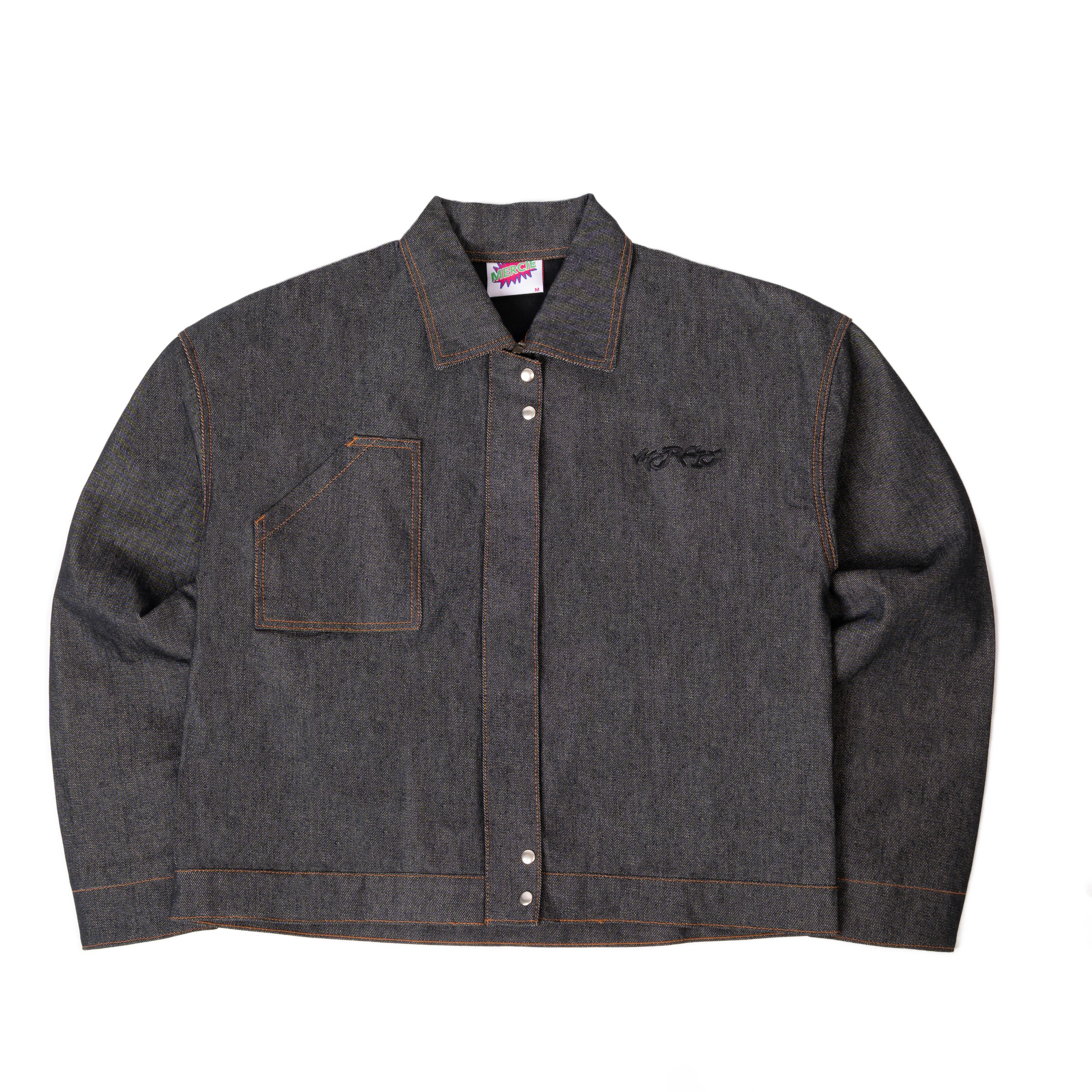 Mercie Studio - Tailored Raw Denim Boxy Jacket
