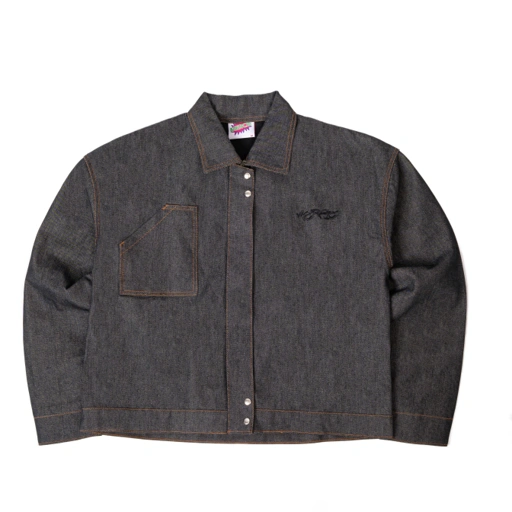 Image of Mercie Studio - Tailored Raw Denim Boxy Jacket