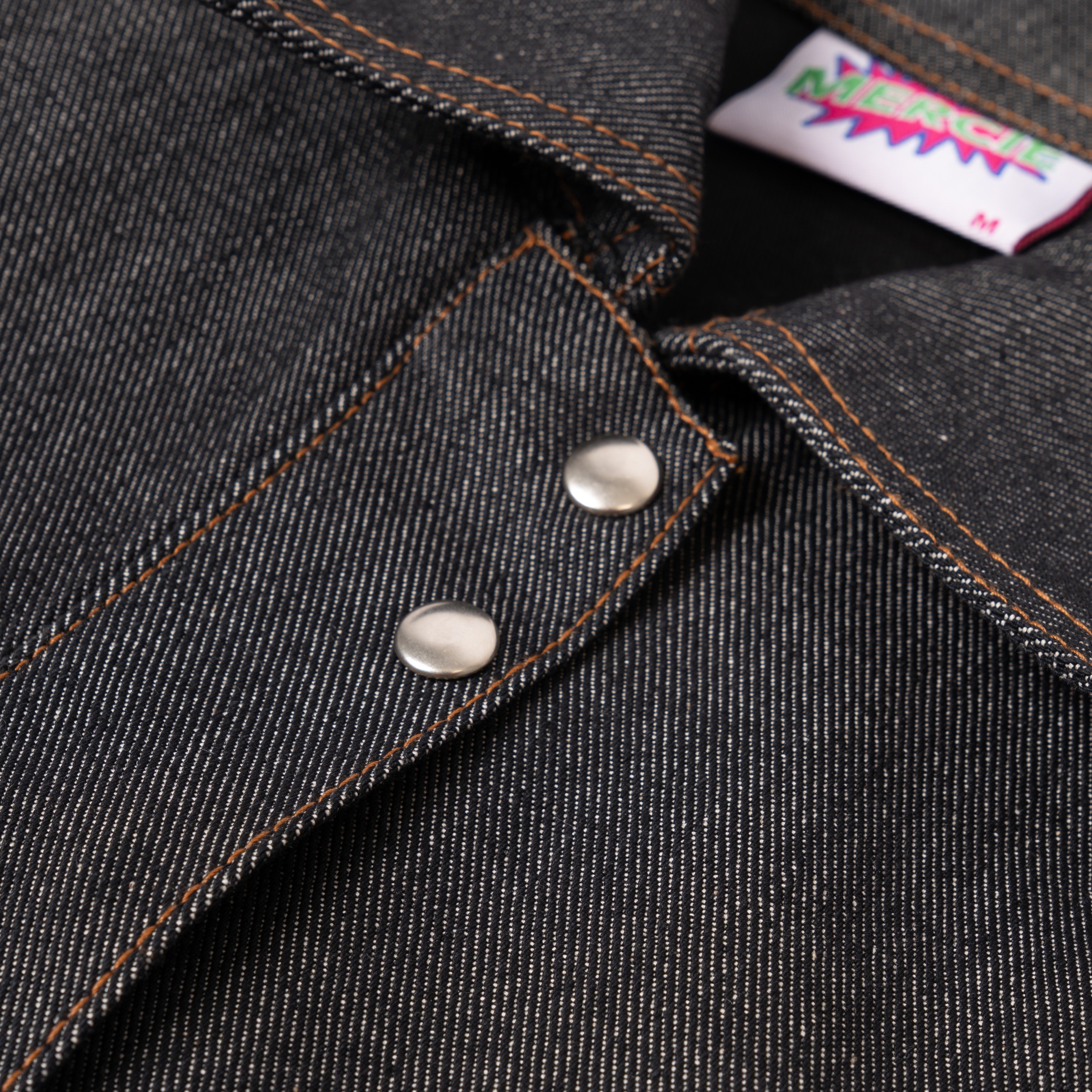 Mercie Studio - Tailored Raw Denim Boxy Jacket