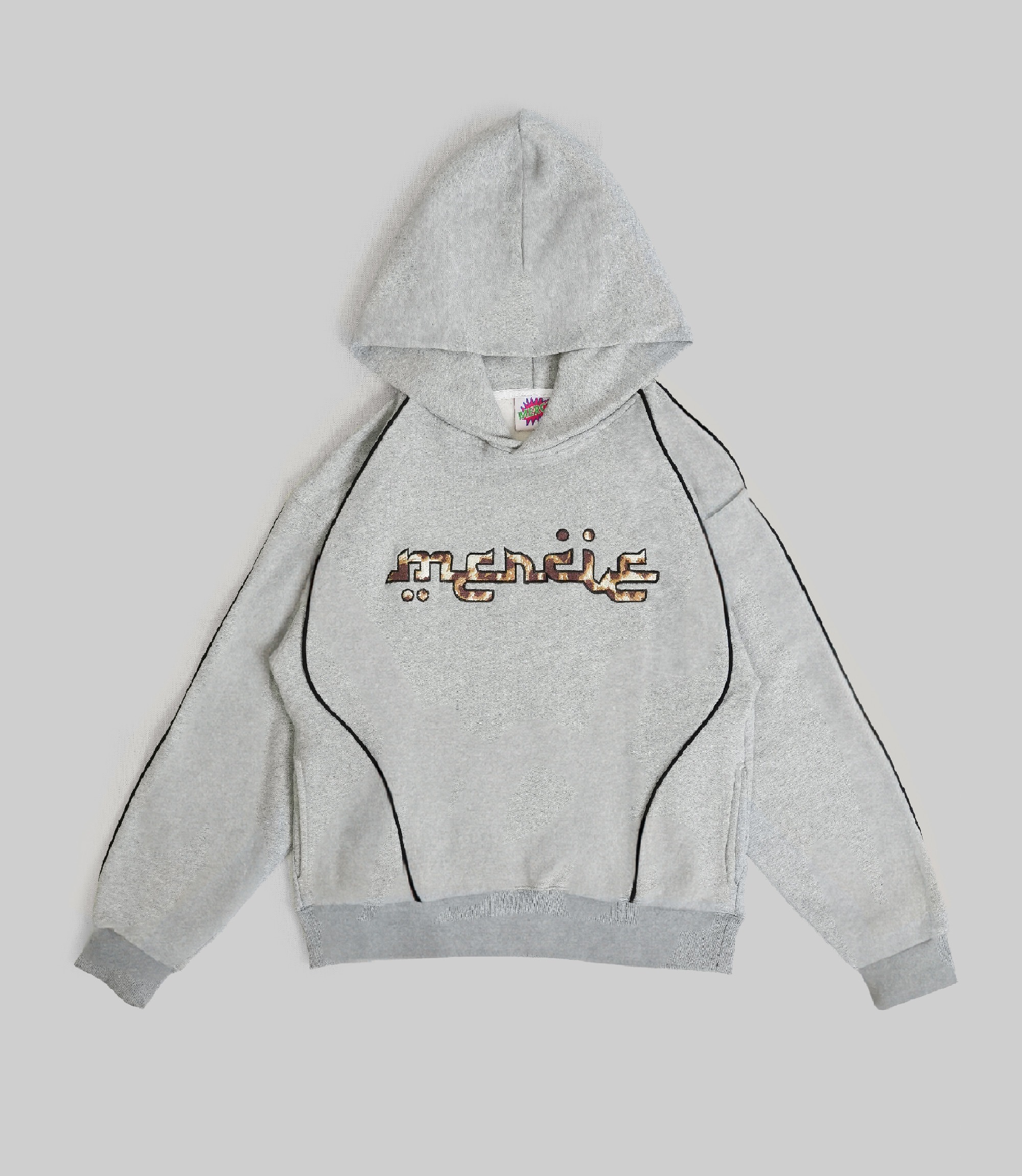 Boxy Hoodie - Strip Leo