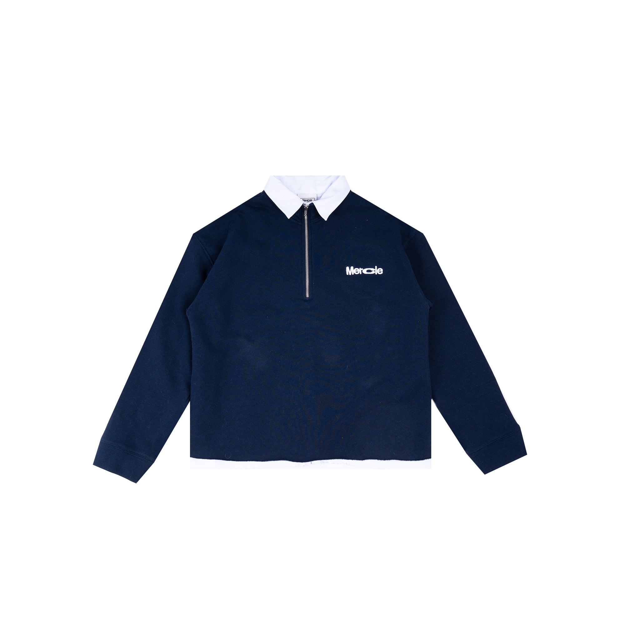 Mercie Studio - Half Zip Shirt Double Layer Navy