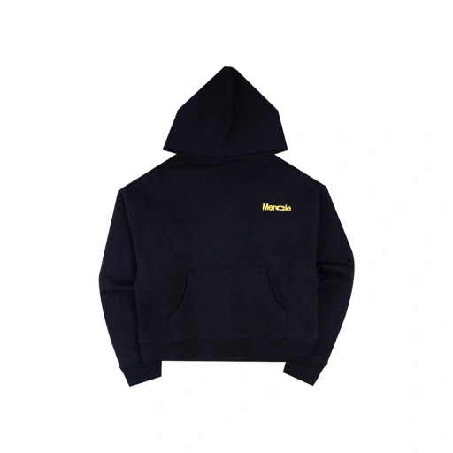  Mercie Studio - Hoodie Black Linear Tracks Back