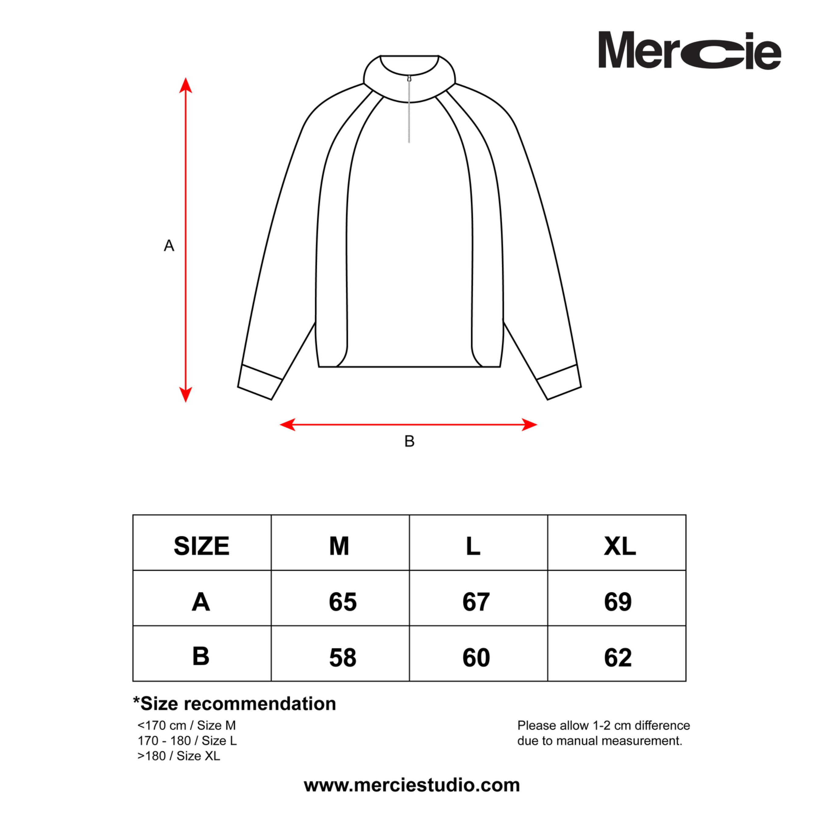 Mercie Studio - Halfzip B-S