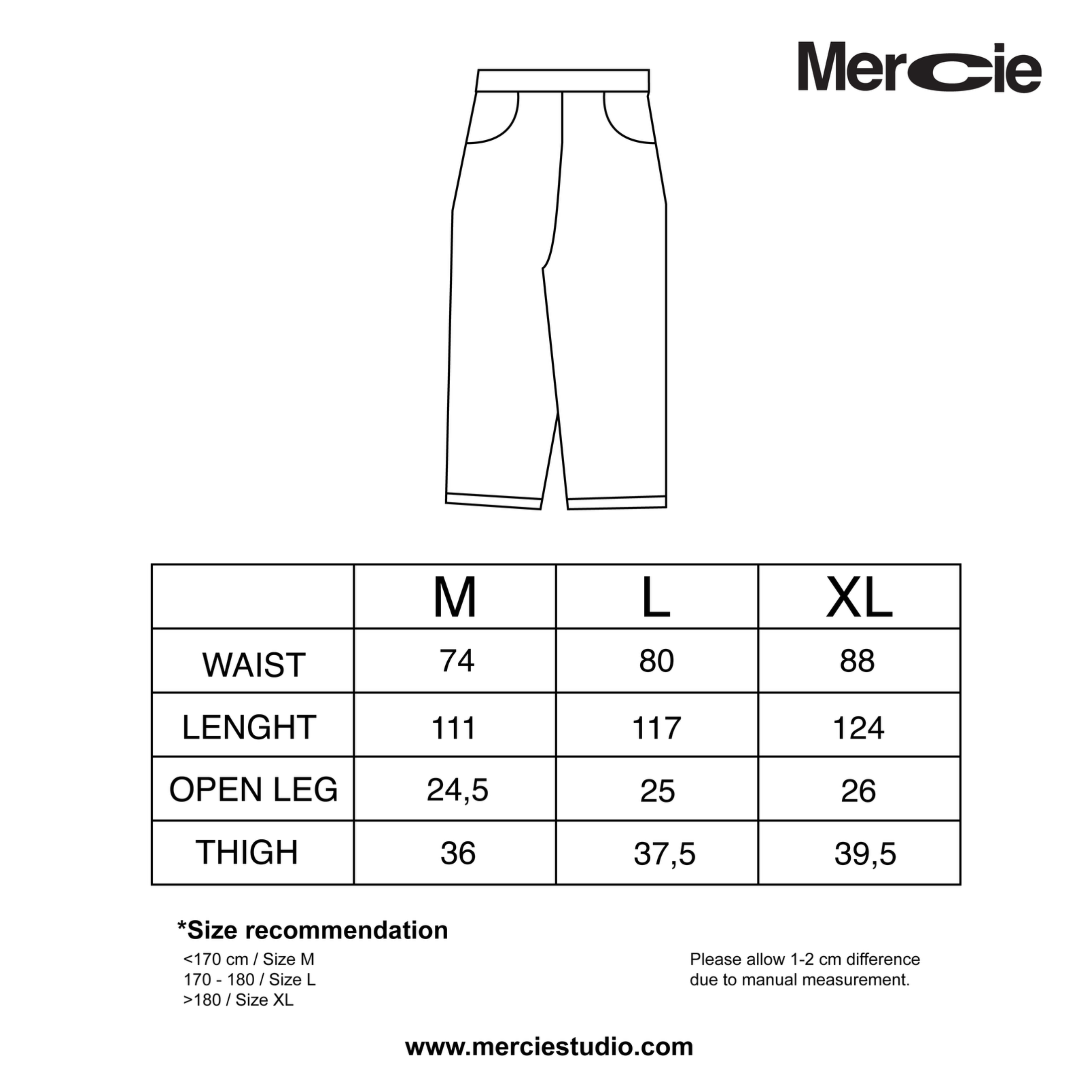 Mercie Studio - Sweatpants Distressed Misty