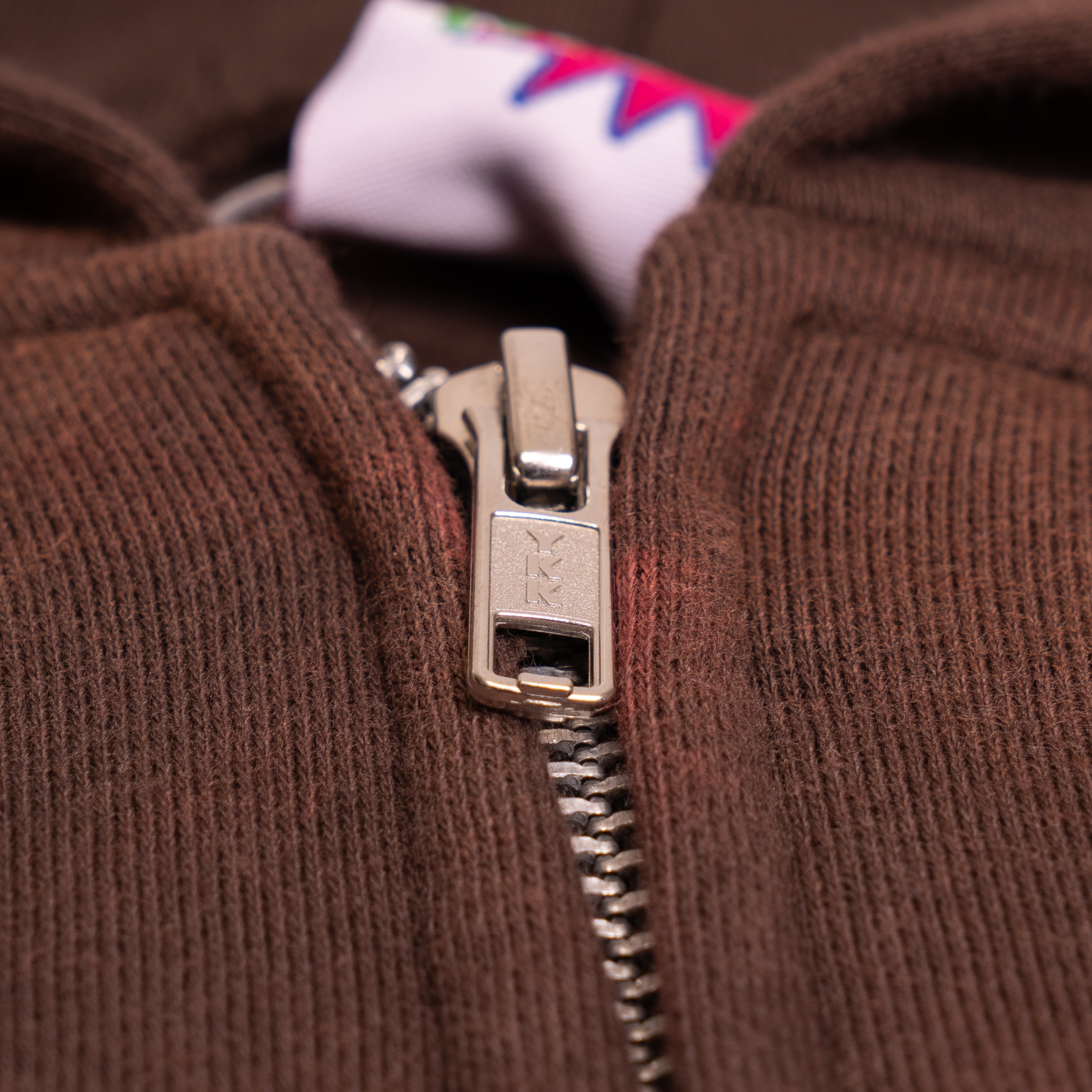 Mercie Studio - Boxy Zipper Hoodie Washed Brown