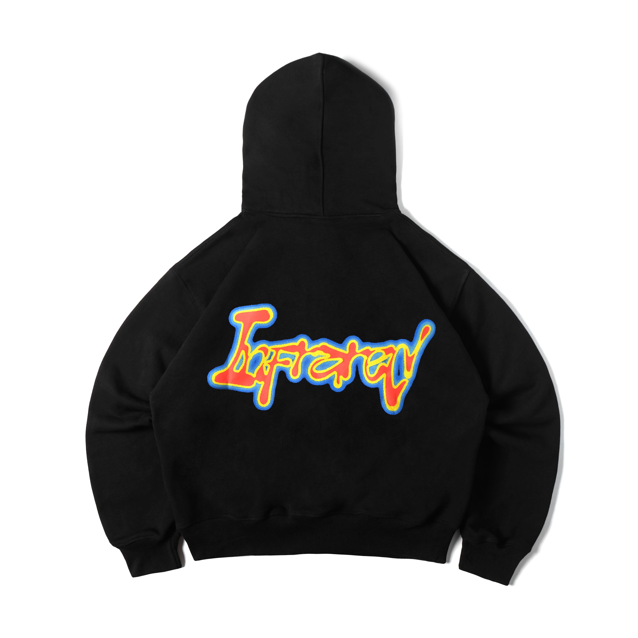 Boxy Hoodie - Infrared V.4 Black
