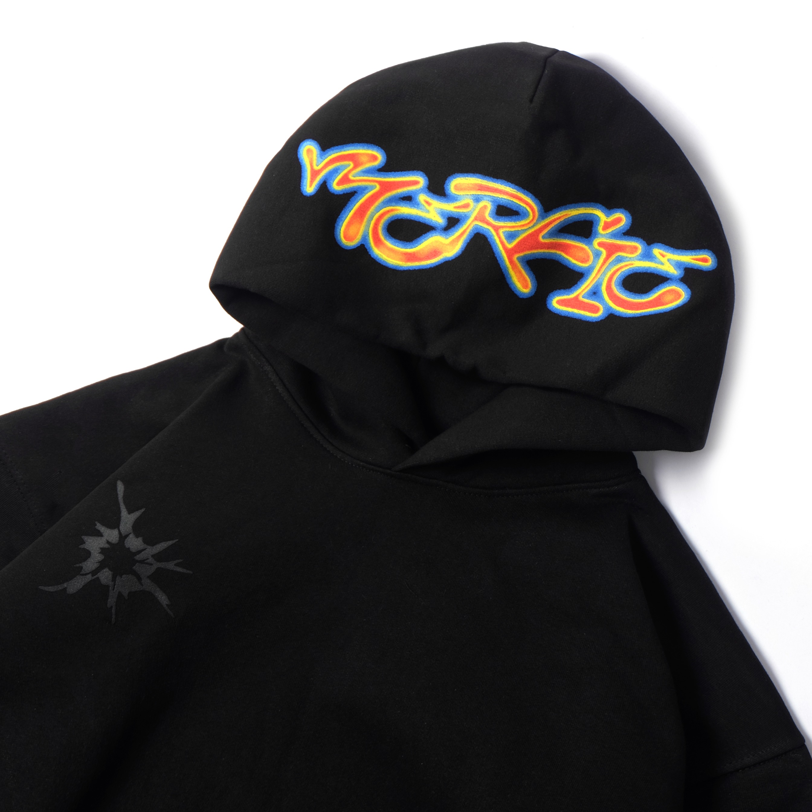 Boxy Hoodie - Infrared V.4 Black