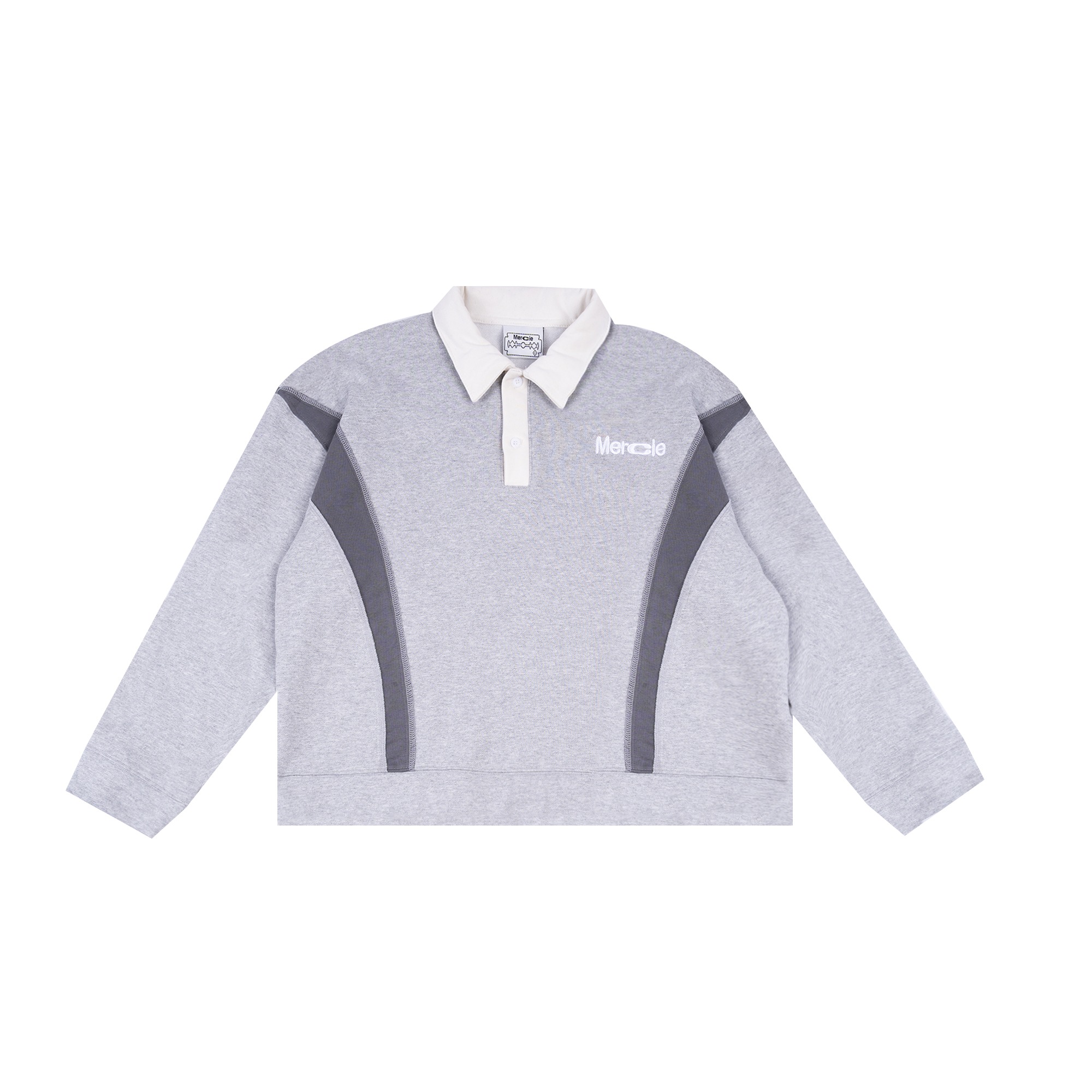  Mercie Studio - Longsleeve Polo Grey 