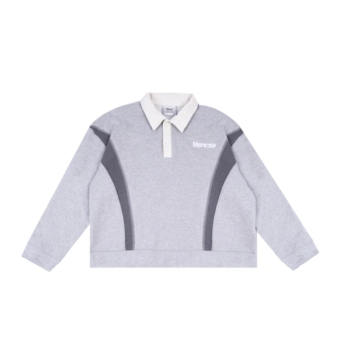  Mercie Studio - Longsleeve Polo Grey 