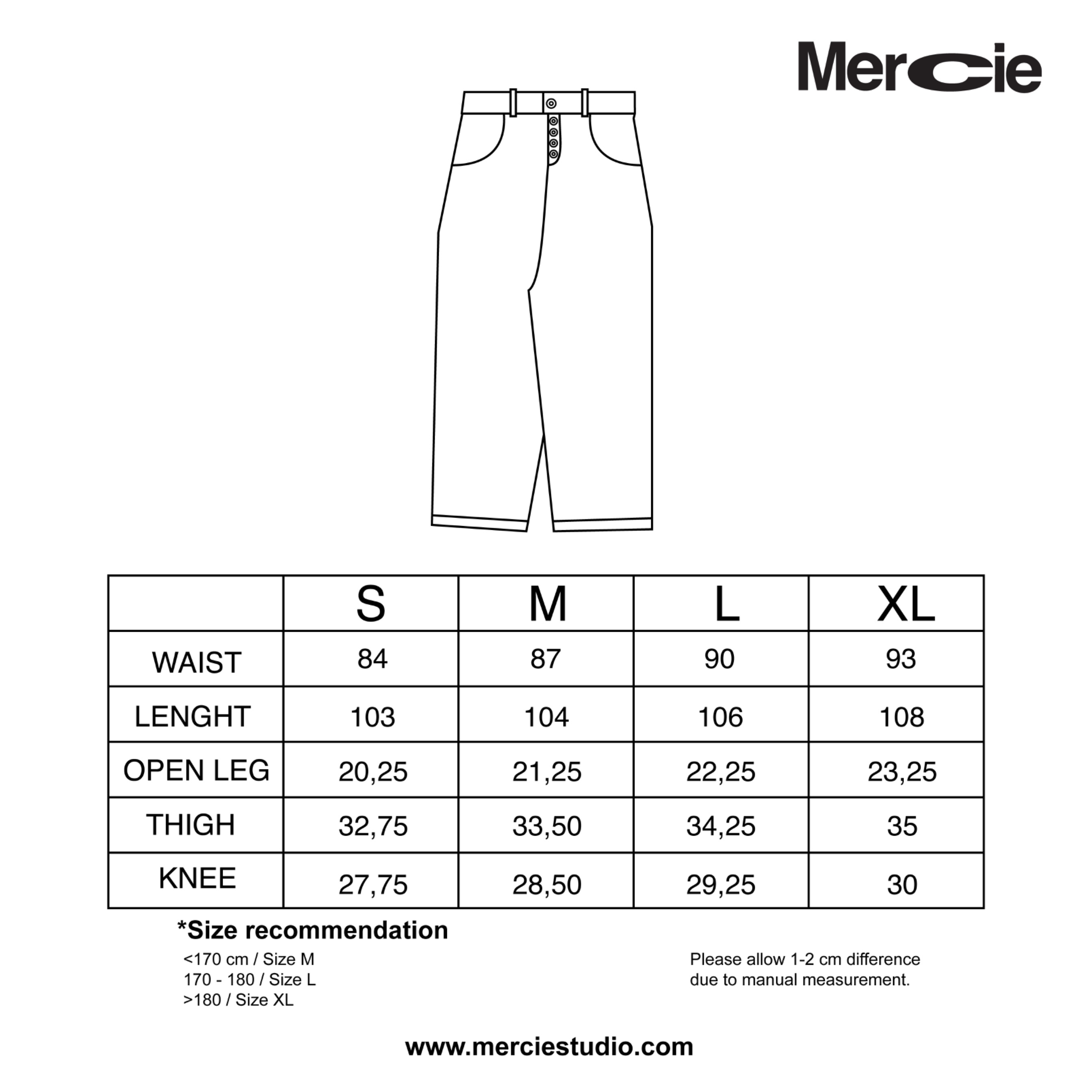 Mercie Studio - Black Denim Bonsai