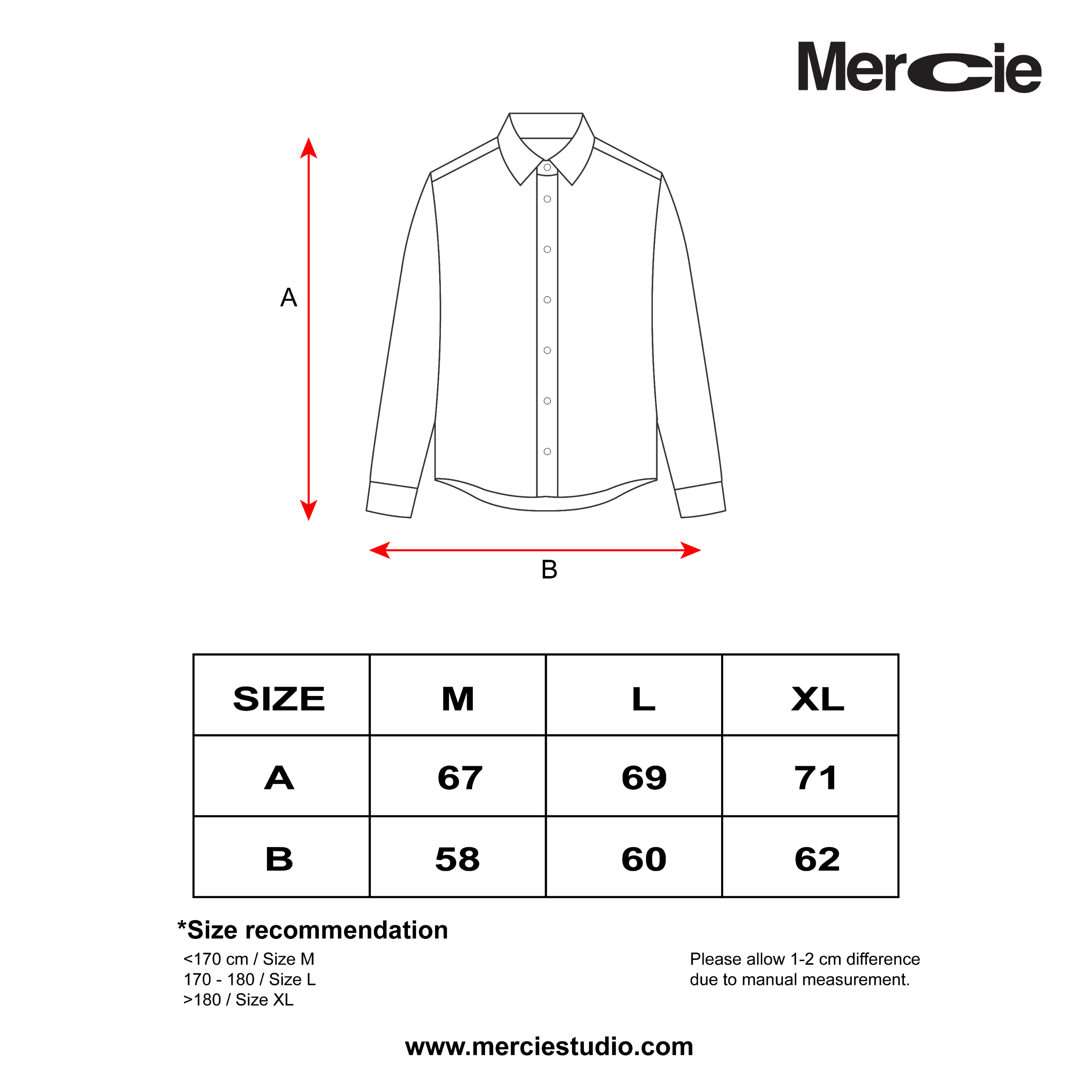 Mercie Studio - Double Layer Shirt Blue