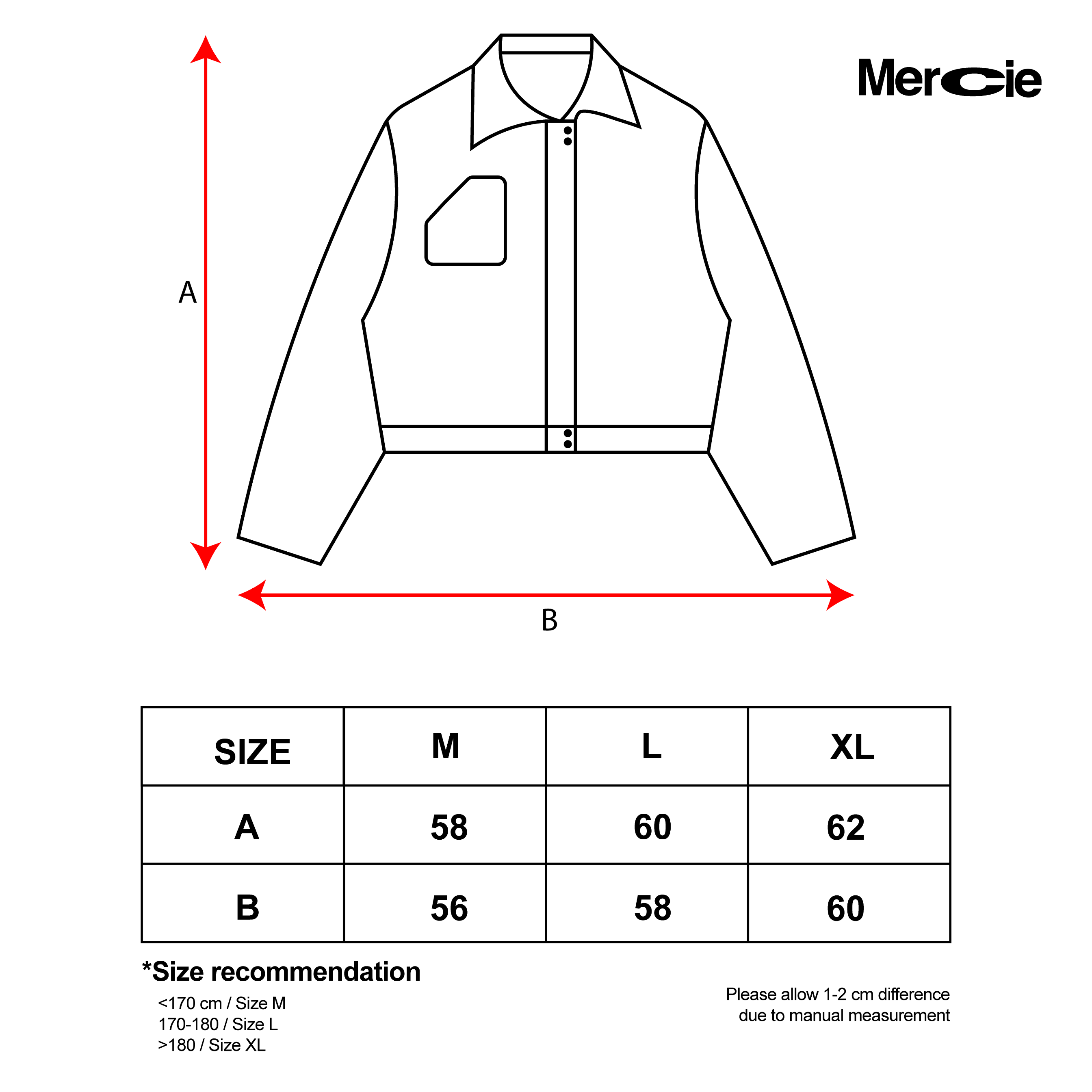 Mercie Studio - Tailored Raw Denim Boxy Jacket