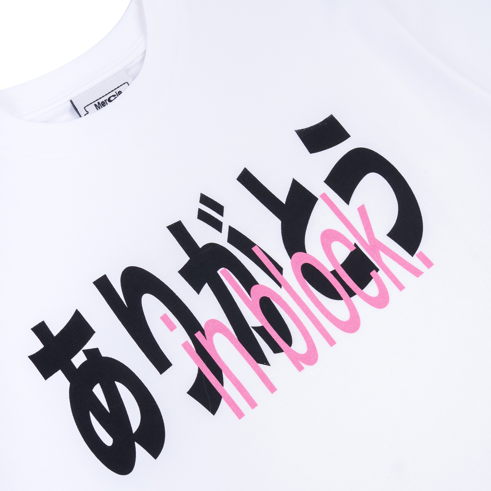 Mercie Studio - Tee White in Block 