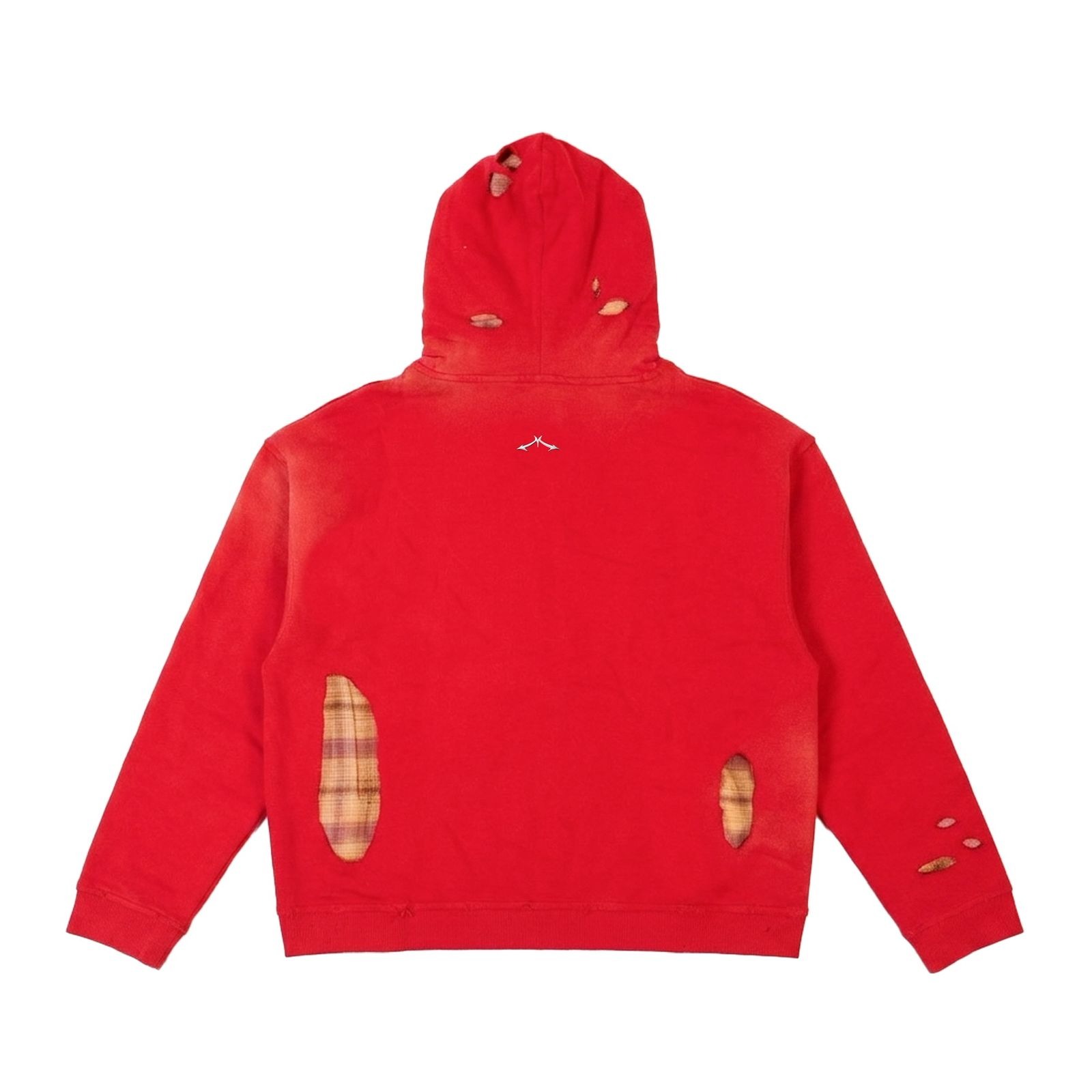 Mercie Studio - Boxy Hoodie Distressed Red