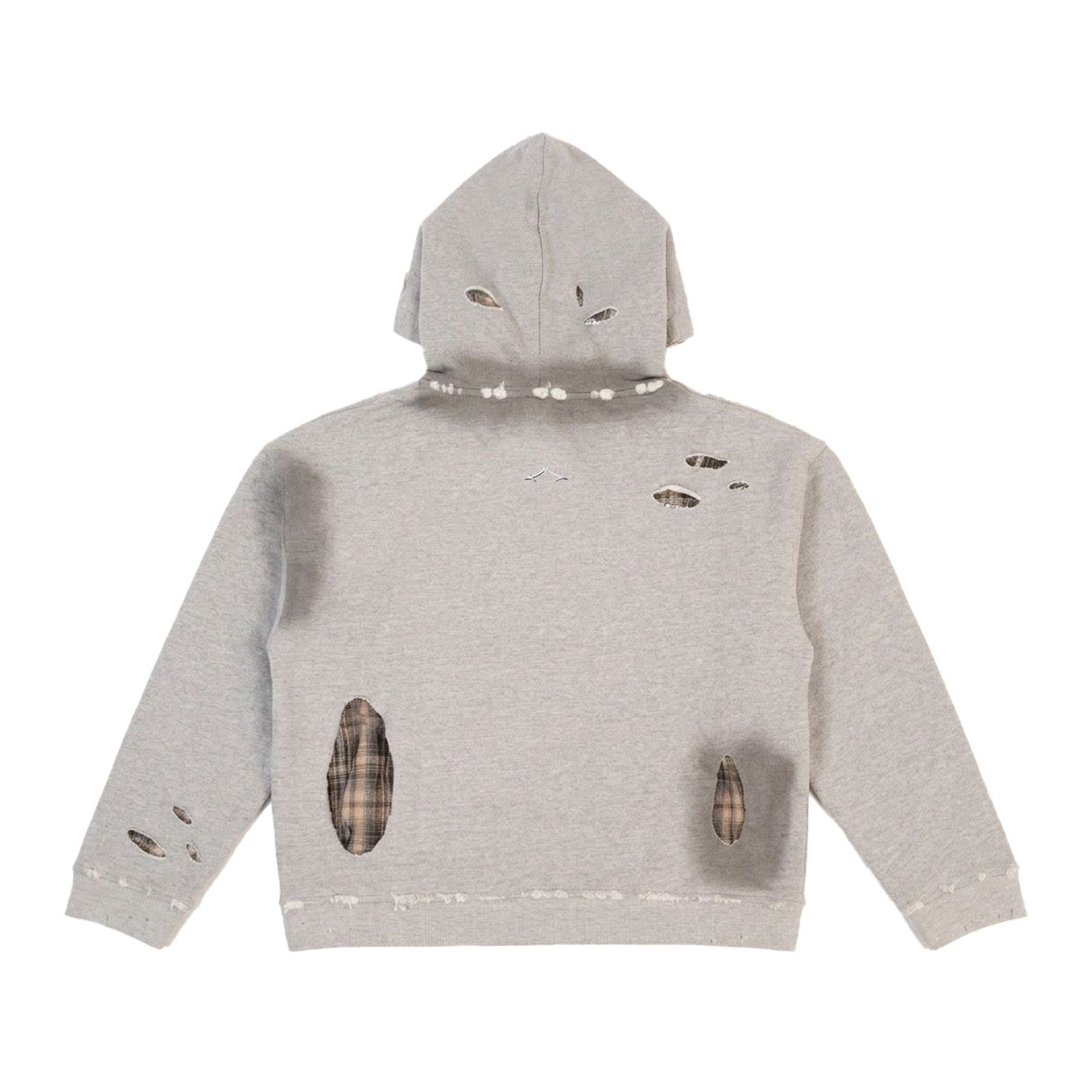 Mercie Studio - Boxy Hoodie Distressed Misty