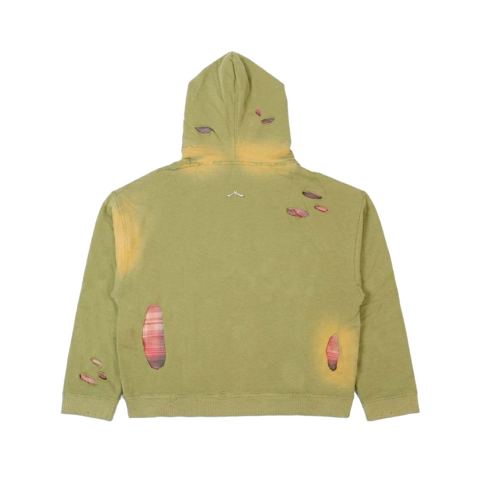 Mercie Studio - Boxy Hoodie Distressed Green