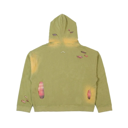 Mercie Studio - Boxy Hoodie Distressed Green