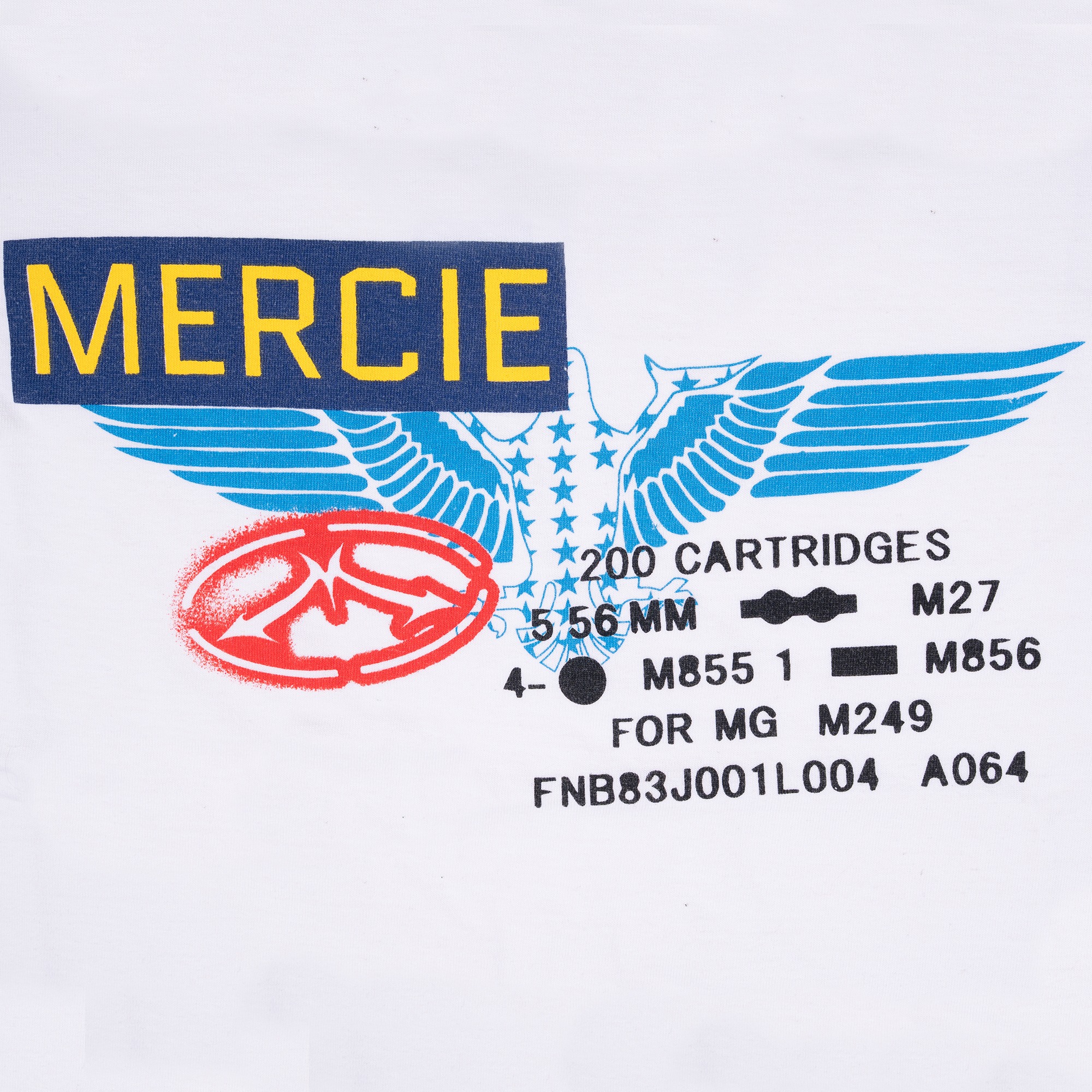 Mercie Studio - Military Tee White Washed