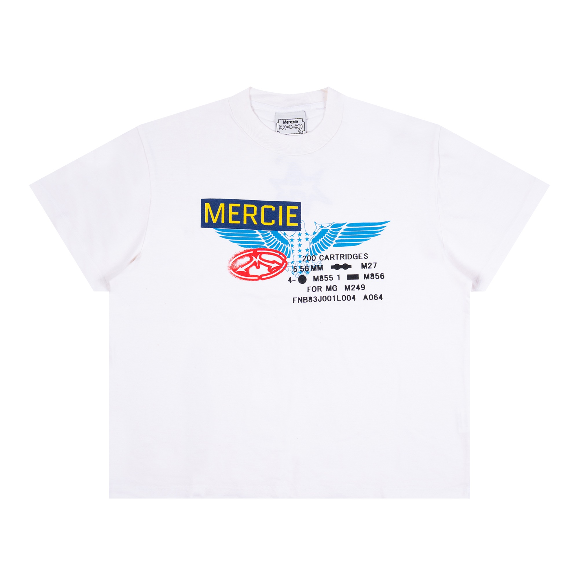 Mercie Studio - Military Tee White Washed