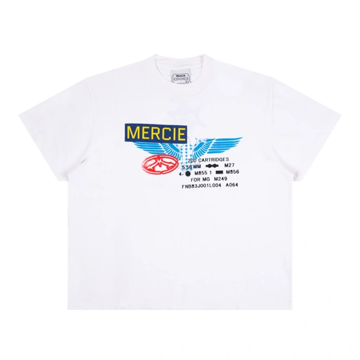Mercie Studio - Military Tee White Washed