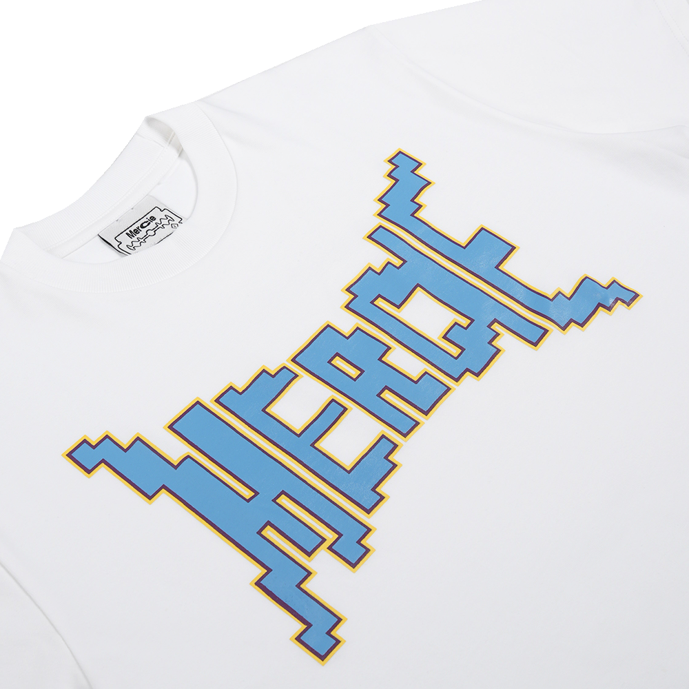 Pixelate Logo Fitted Tee - Mercie Studio