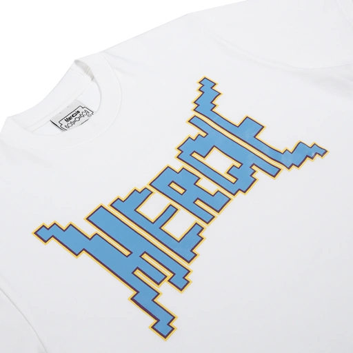 Pixelate Logo Fitted Tee - Mercie Studio