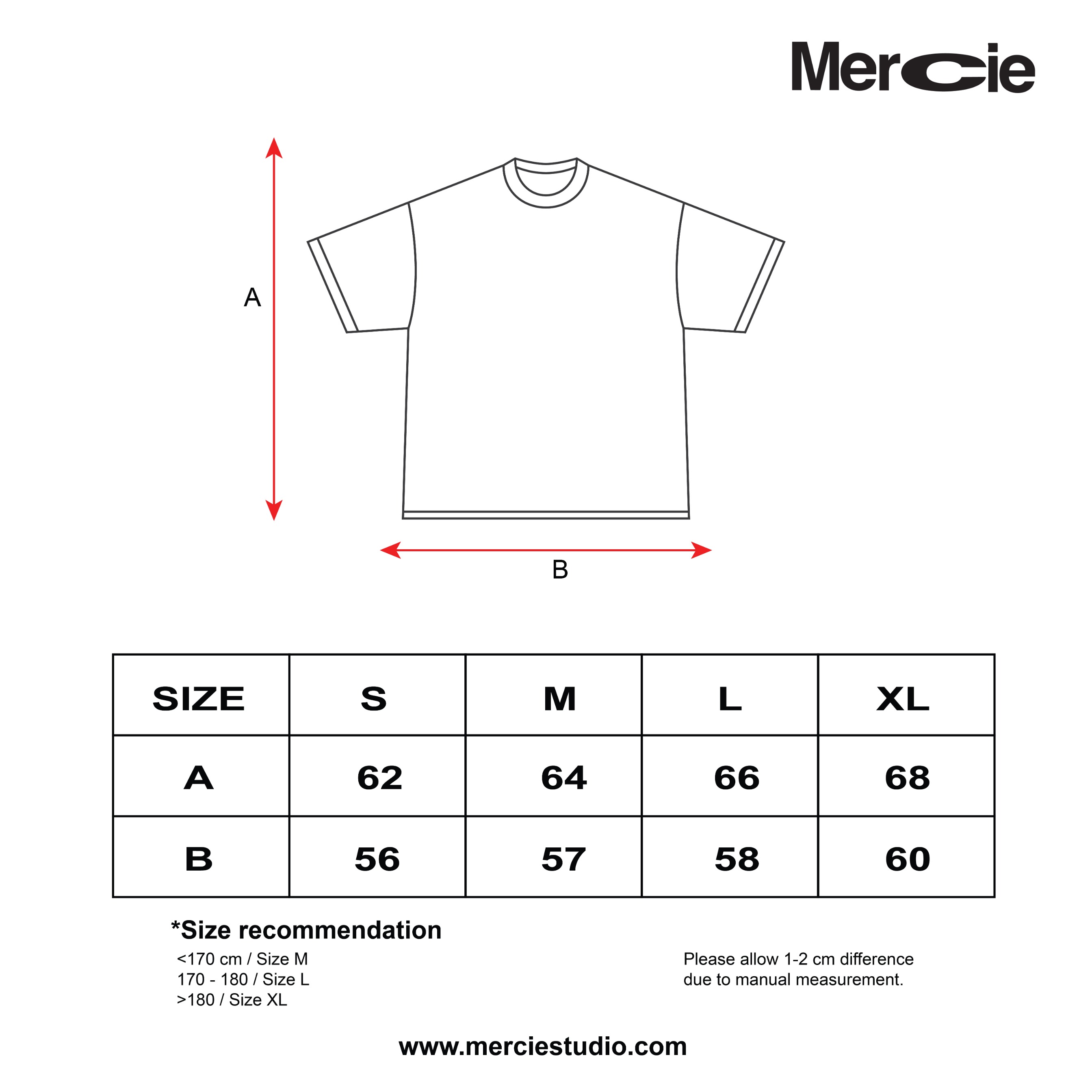 Mercie Studio - Military Tee Black Washed