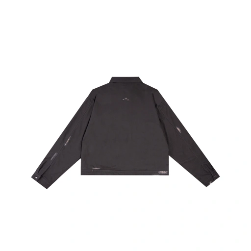 Mercie Studio - Work Jacket Distressed Flannel Grey 